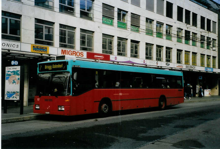 (091'706) - VB Biel - Nr. 117/BE 512'117 - Mercedes am 20. Januar 2007 in Biel, Guisanplatz