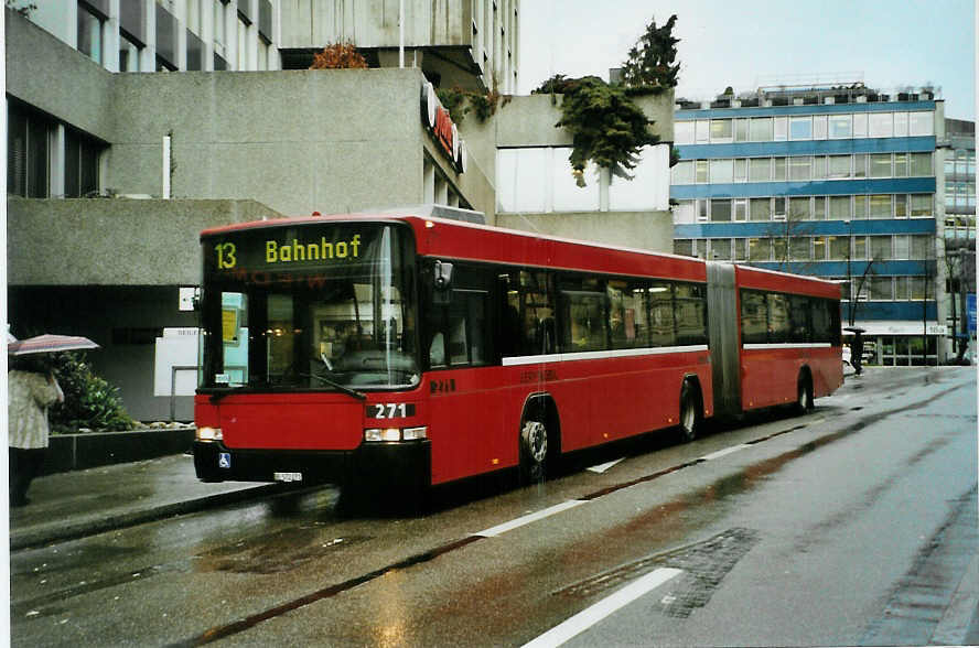 (091'902) - Bernmobil, Bern - Nr. 271/BE 572'271 - Volvo/Hess am 12. Februar 2007 in Bern, City West