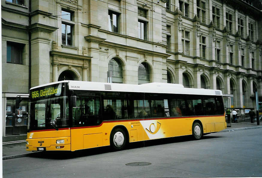 (093'217) - Moser, Flaach - Nr. 2/ZH 51'394 - MAN (ex Nr. 2) am 22. Mrz 2007 beim Hauptbahnhof Winterthur