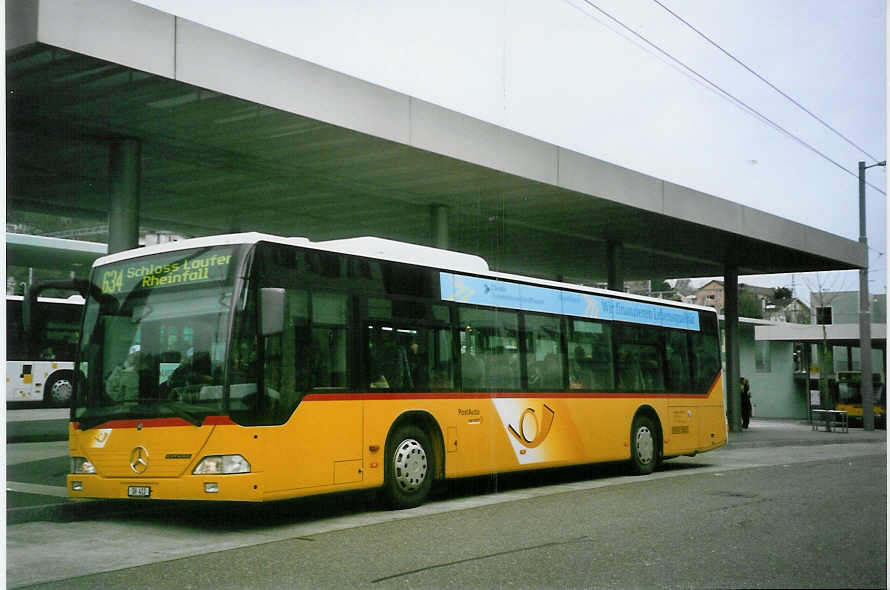 (093'318) - Rattin, Neuhausen - Nr. 13/SH 413 - Mercedes (ex Nr. 34) am 22. Mrz 2007 beim Bahnhof Schaffhausen