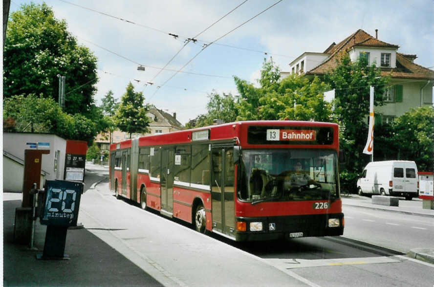 (095'404) - Bernmobil, Bern - Nr. 226/BE 513'226 - MAN am 8. Juni 2007 in Bmpliz, Post