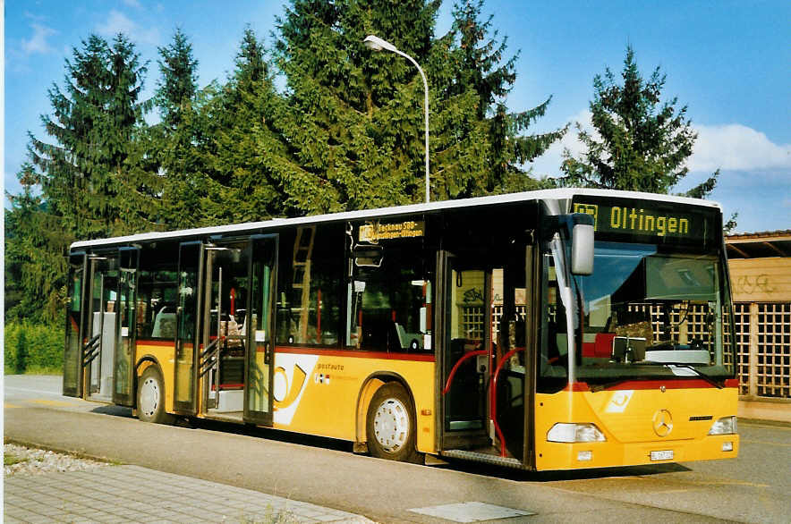 (096'631) - PostAuto Nordwestschweiz - BL 167'328 - Mercedes (ex P 25'224) am 22. Juli 2007 beim Bahnhof Gelterkinden