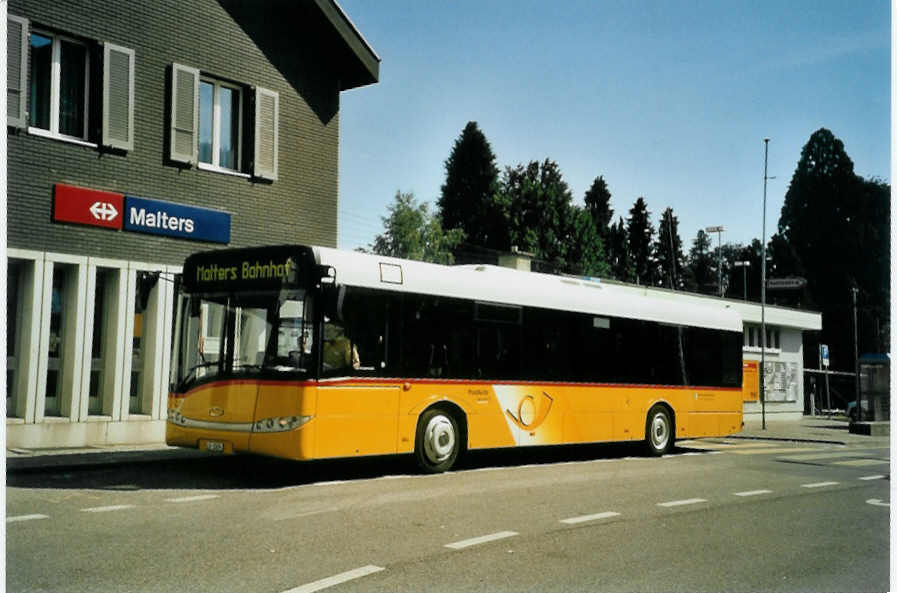 (096'710) - Zurkirchen, Malters - LU 15'694 - Solaris am 23. Juli 2007 beim Bahnhof Malters