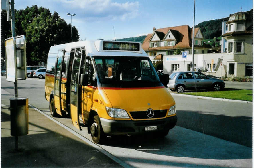 (097'515) - PostAuto Ostschweiz - TG 100'849 - Mercedes am 18. August 2007 beim Bahnhof Weinfelden