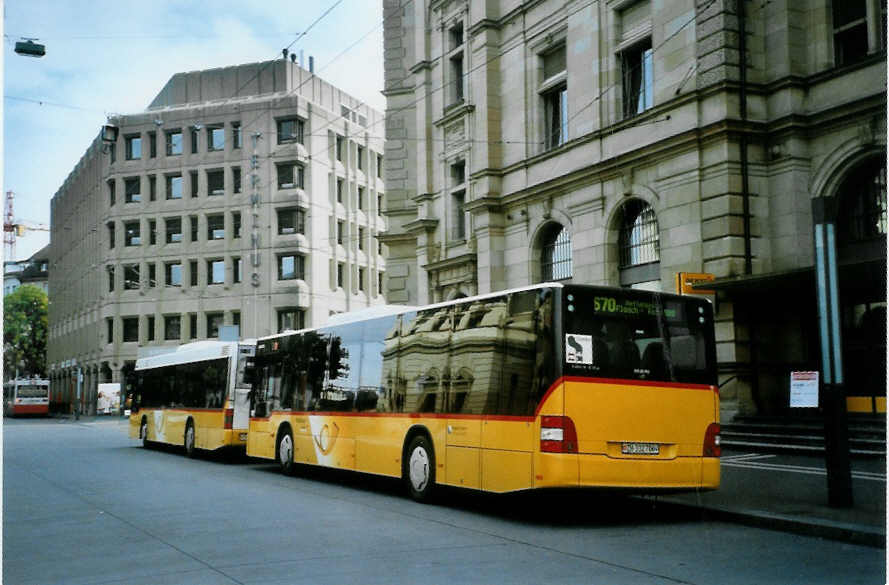 (098'529) - Moser, Flaach - Nr. 11/ZH 332'706 - MAN am 15. September 2007 beim Hauptbahnhof Winterthur