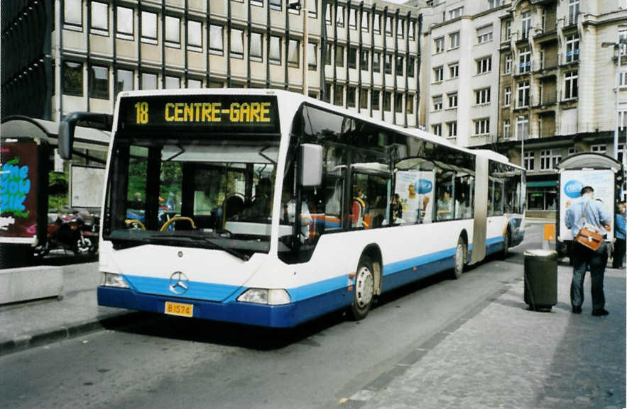 (098'914) - AVL Luxembourg - Nr. 614/B 1574 - Mercedes am 24. September 2007 in Luxembourg, Place Hamilius