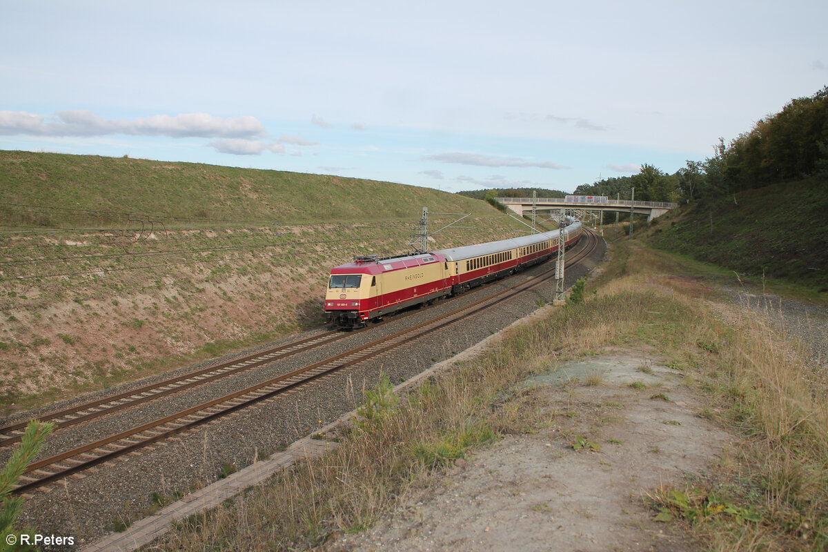 101 001 mit dem DZ 13406 Steinach am Brenner nach Dortmund bei Emskirchen. 29.09.24