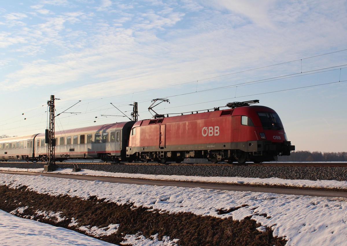 1016 039-8 am 21. Februar 2012 bei �bersee.