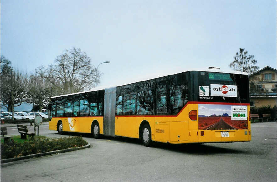 (102'404) - Cars Alpin Neff, Arbon - Nr. 12/TG 75'706 - Mercedes am 23. Dezember 2007 beim Bahnhof Arbon