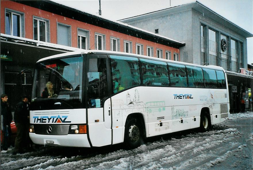 (105'632) Theytaz, Sion - VS 11'003 - Mercedes am 21. Mrz 2008 beim Bahnhof Sion