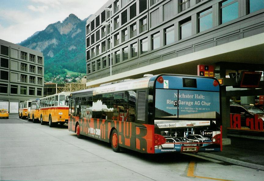 (107'332) - SBC Chur - Nr. 6/GR 97'506 - Solaris am 24. Mai 2008 beim Bahnhof Chur