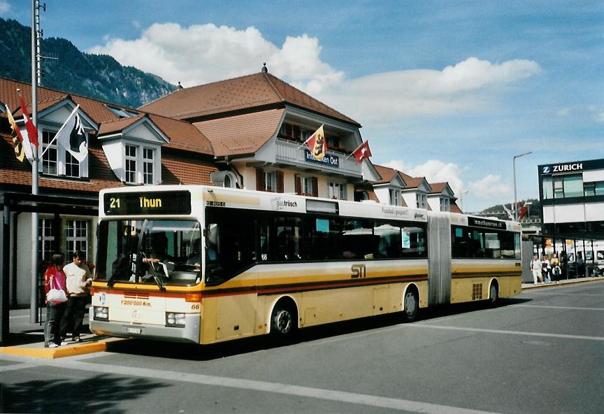 (108'625) - STI Thun - Nr. 66/BE 371'366 - Mercedes am 5. Juli 2008 beim Bahnhof Interlaken Ost