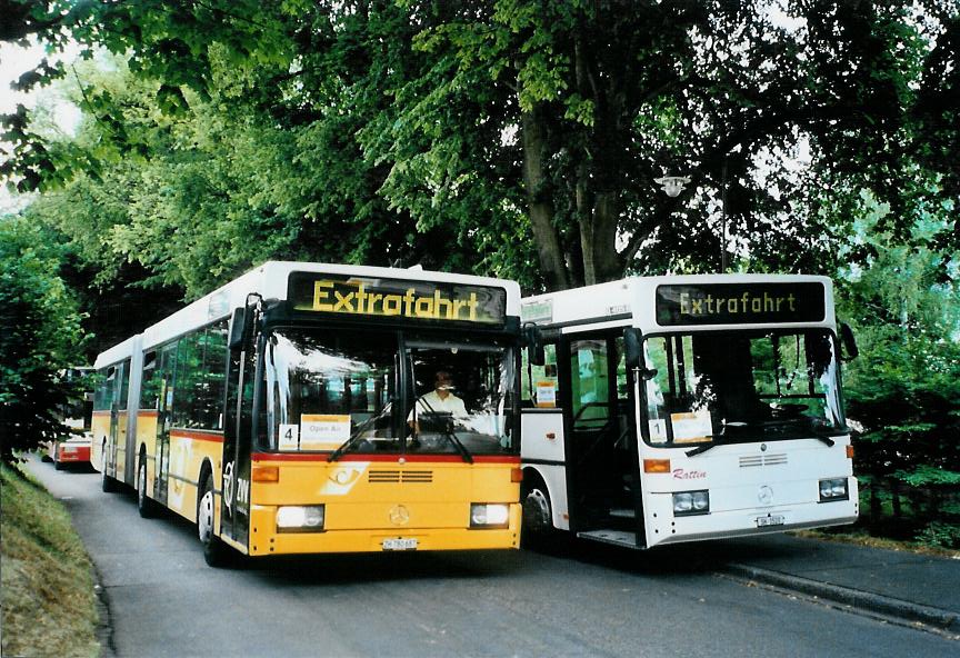 (109'111) - PostAuto Zrich - Nr. 48/ZH 780'687 - Mercedes (ex Nr. 22; ex P 27'725) am 11. Juli 2008 beim Bahnhof Frauenfeld