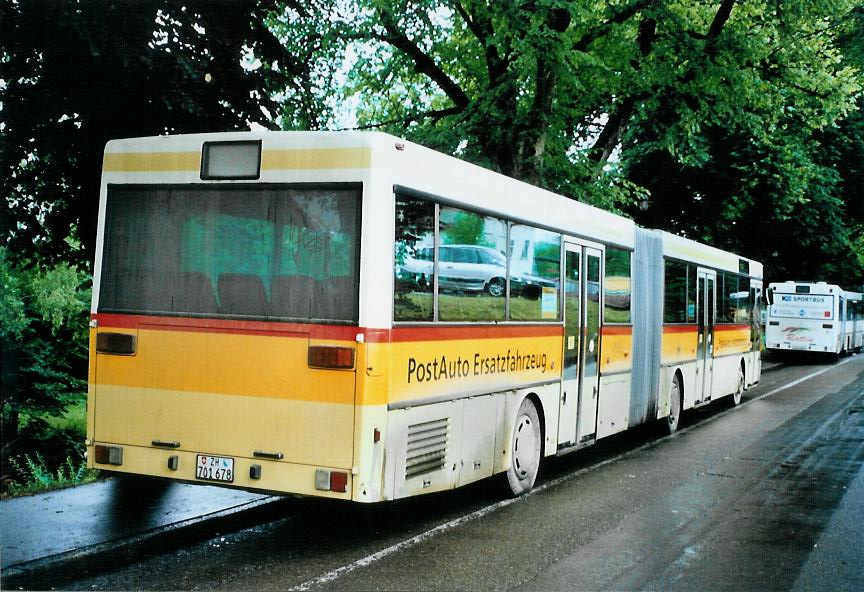 (109'133) - Moser, Flaach - Nr. 31/ZH 701'678 - Mercedes (ex STI Thun Nr. 64) am 13. Juli 2008 beim Bahnhof Frauenfeld