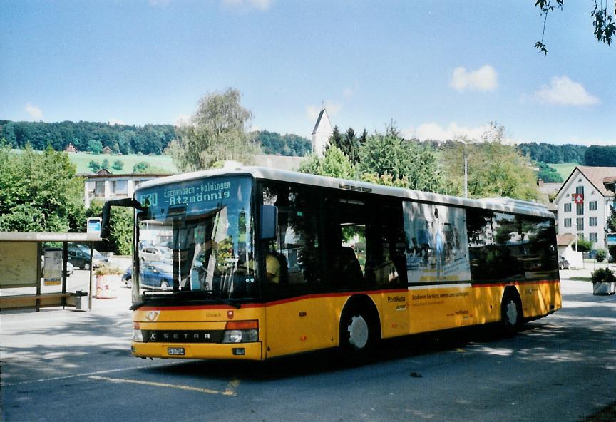 (110'334) - PostAuto Ostschweiz - SG 267'064 - Setra (ex P 25'749) am 16. August 2008 in Eschenbach, Dorftreff