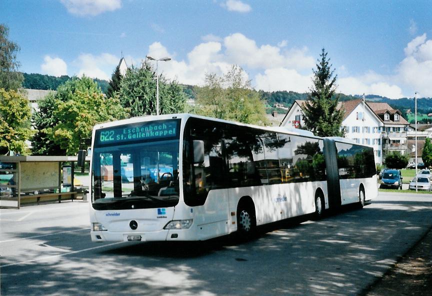 (110'336) - Schneider, Ermenswil - Nr. 8/SG 48'388 - Mercedes am 16. August 2008 in Eschenbach, Dorftreff