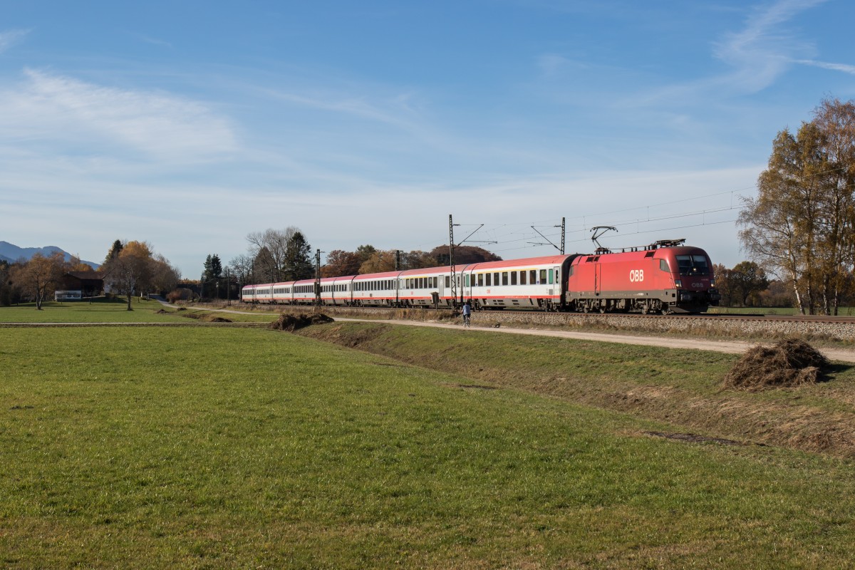 1116 062-1 am 8. November 2015 bei bersee am Chiemsee.