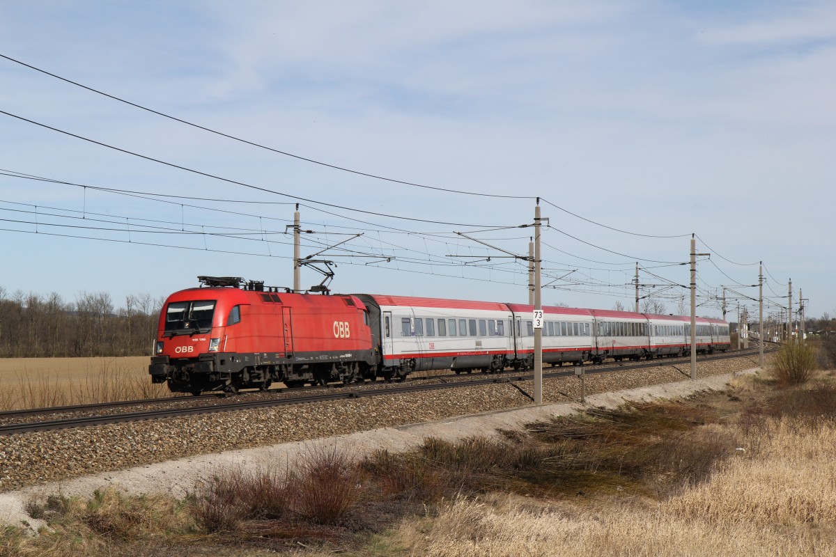 1116 095-1 am 20. M�rz 2014 bei Gro�sierning.