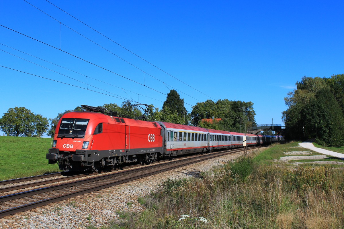 1116 096-9 am 3. Oktober 2012 bei �bersee am Chiemsee.