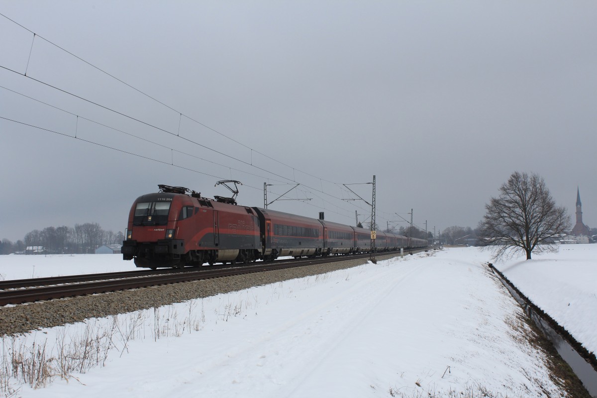 1116 204-7 am 17. Februar 2013 bei �bersee.