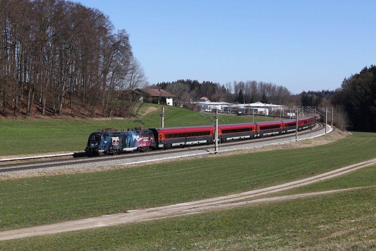 1116 208  JOYN  aus Salzburg kommend am 19. M�rz 2025 bei Axdorf im Chiemgau.