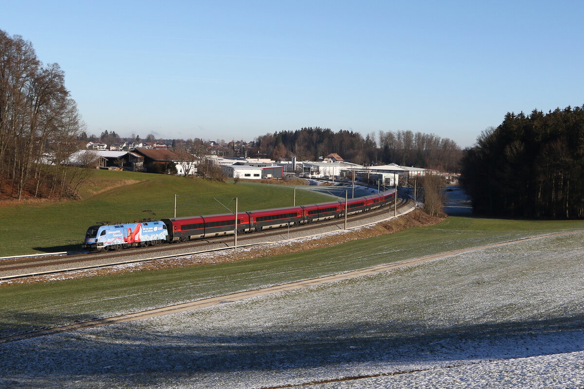1116 233  Saalbach  aus Salzburg kommend am 26. Dezember 2024 bei Axdorf.