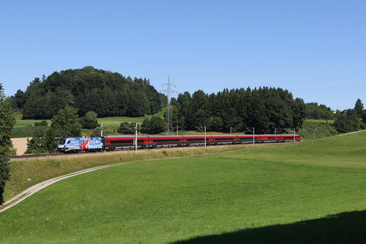 1116 233  Saalbach  aus Salzburg kommend am 19. Juli 2025 bei Vachendorf.