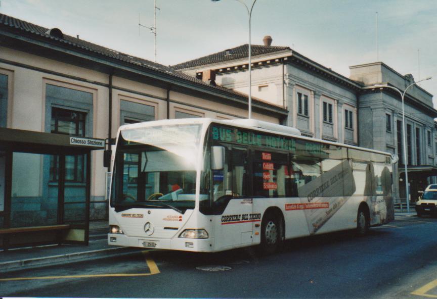 (112'507) - AMSA Chiasso - Nr. 31/TI 25'631 - Mercedes am 9. Dezember 2008 beim Bahnhof Chiasso