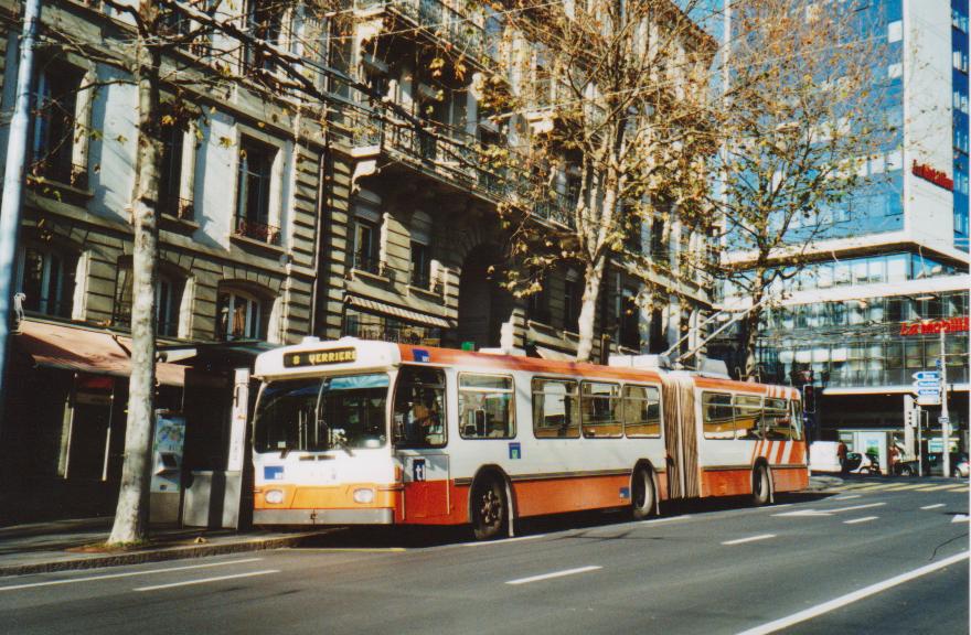 (113'136) - TL Lausanne - Nr. 881 - Saurer/Hess Gelenktrolleybus (ex TPG Genve Nr. 661) am 22. Dezember 2008 in Lausanne, Georgette
