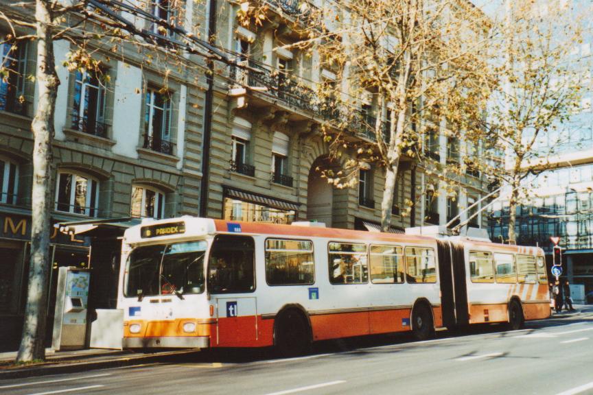 (113'208) - TL Lausanne - Nr. 888 - Saurer/Hess Gelenktrolleybus (ex TPG Genve Nr. 659) am 22. Dezember 2008 in Lausanne, Georgette