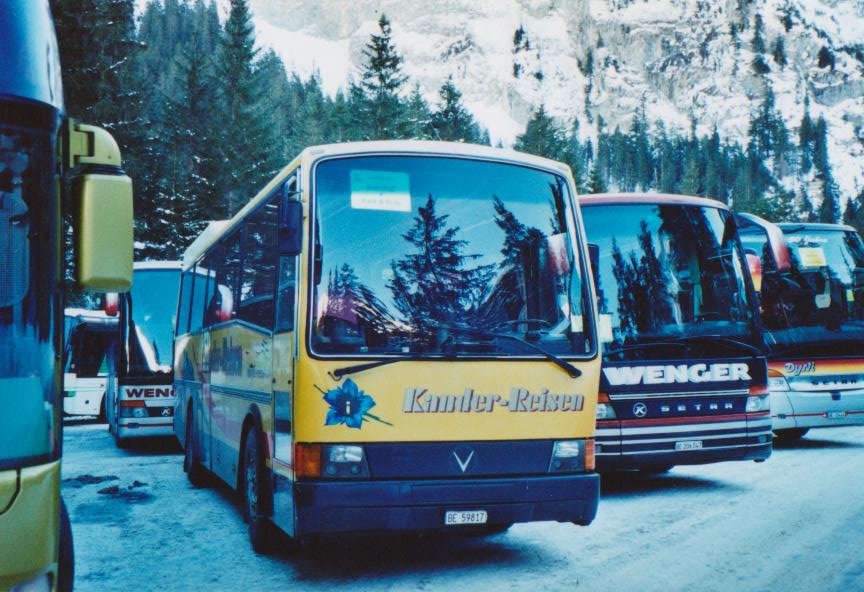 (113'813) - Kander-Reisen, Frutigen - Nr. 6/BE 59'817 - Vetter (ex AVG Grindelwald Nr. 18) am 11. Januar 2009 in Adelboden, Unter dem Birg