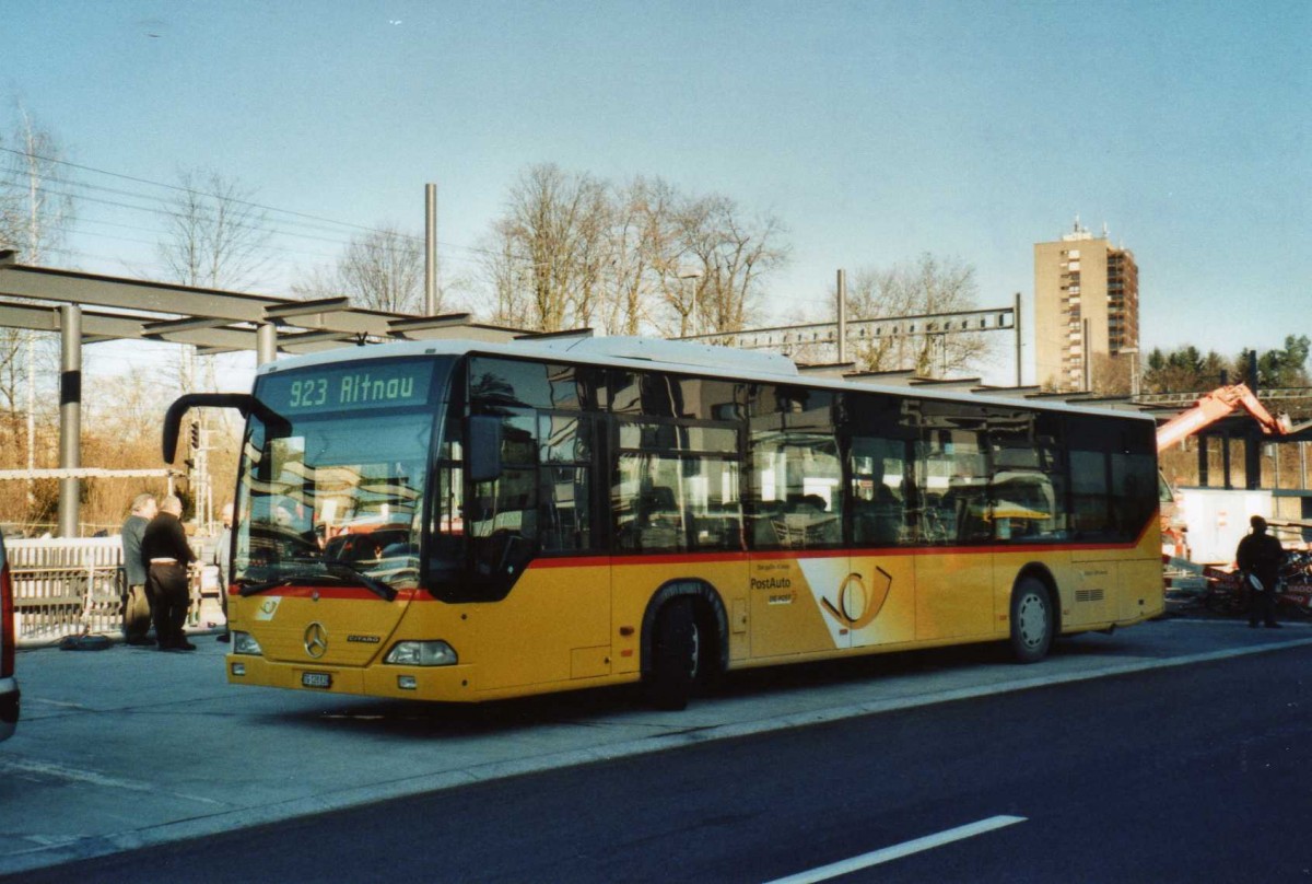 (114'611) - PostAuto Ostschweiz - Nr. 31/TG 128'839 - Mercedes (ex Nr. 18) am 18. Februar 2009 beim Bahnhof Kreuzlingen