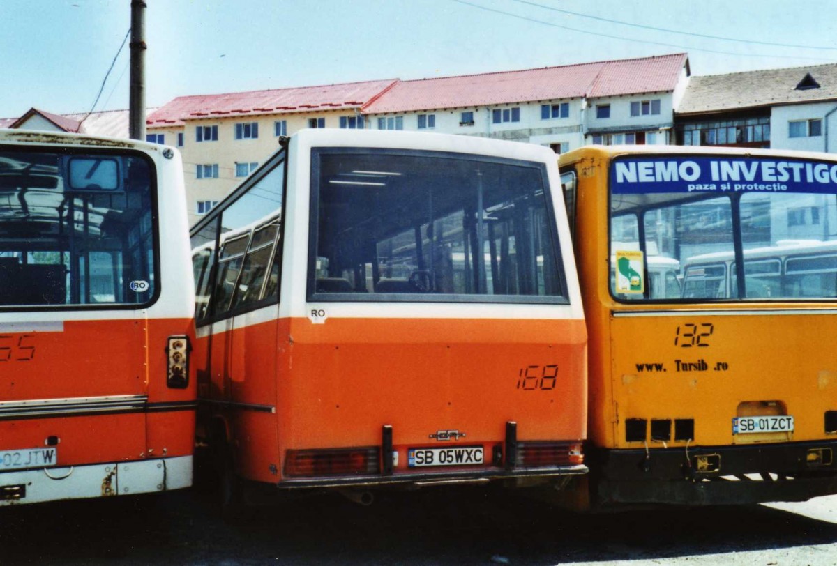 (116'933) - Tursib, Sibiu - Nr. 168/SB 05 WXC - Mercedes/Auwrter am 27. Mai 2009 in Sibiu, Depot (Teilaufnahme)