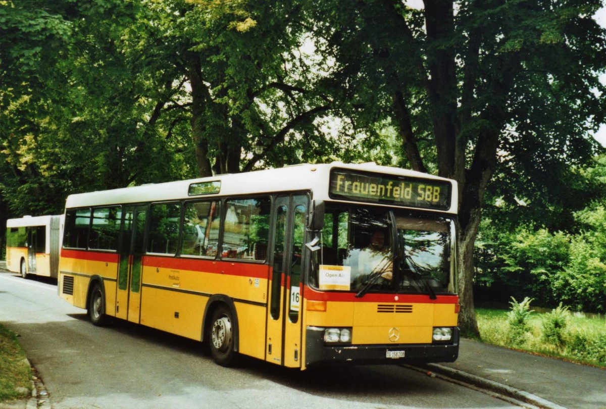 (118'920) - PostAuto Ostschweiz - Nr. 8/TG 158'208 - Mercedes/Lauber (ex P 25'375) am 10. Juli 2009 in Frauenfeld, Open-Air
