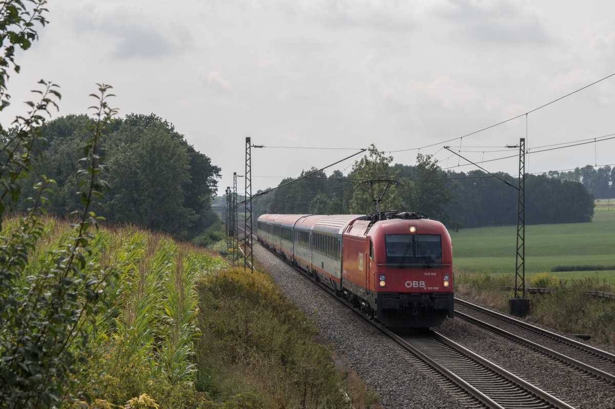 1216 008 am 20. August 2015 bei Hilperting.