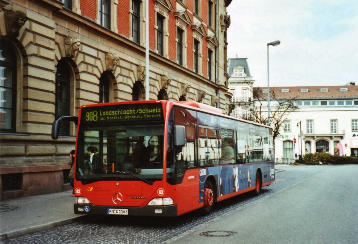 (124'810) - SWK Konstanz - Nr. 63/KN-C 1163 - Mercedes am 10. Mrz 2010 in Konstanz, Post/Marktsttte