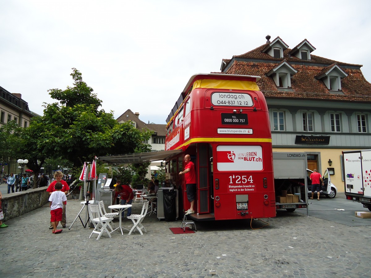 (127'985) - Londag, Bassersdorf - ZH 31'484 U - ??? (ex Londonbus Nr. 720) am 15. Juli 2010 in Thun, Waisenhausplatz
