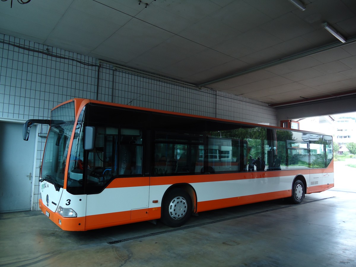 (128'882) - VBH Herisau - Nr. 3/AR 22'930 - Mercedes am 21. August 2010 in Gossau, Depot Regiobus