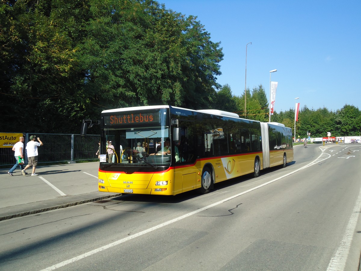 (128'892) - PostAuto Bern - Nr. 662/BE 610'549 - MAN am 21. August 2010 in Frauenfeld, Sportplatz