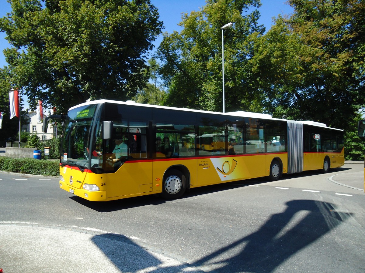 (129'063) - Ryffel, Uster - Nr. 196(24)/ZH 730'460 - Mercedes am 22. August 2010 beim Bahnhof Frauenfeld