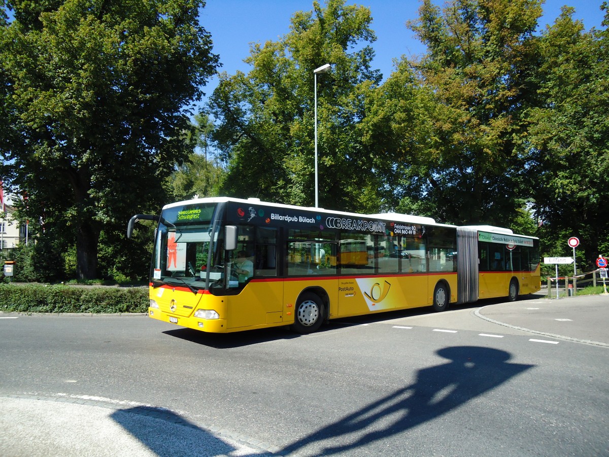 (129'069) - PostAuto Zrich - Nr. 194/ZH 780'781 - Mercedes (ex Nr. 27) am 22. August 2010 beim Bahnhof Frauenfeld