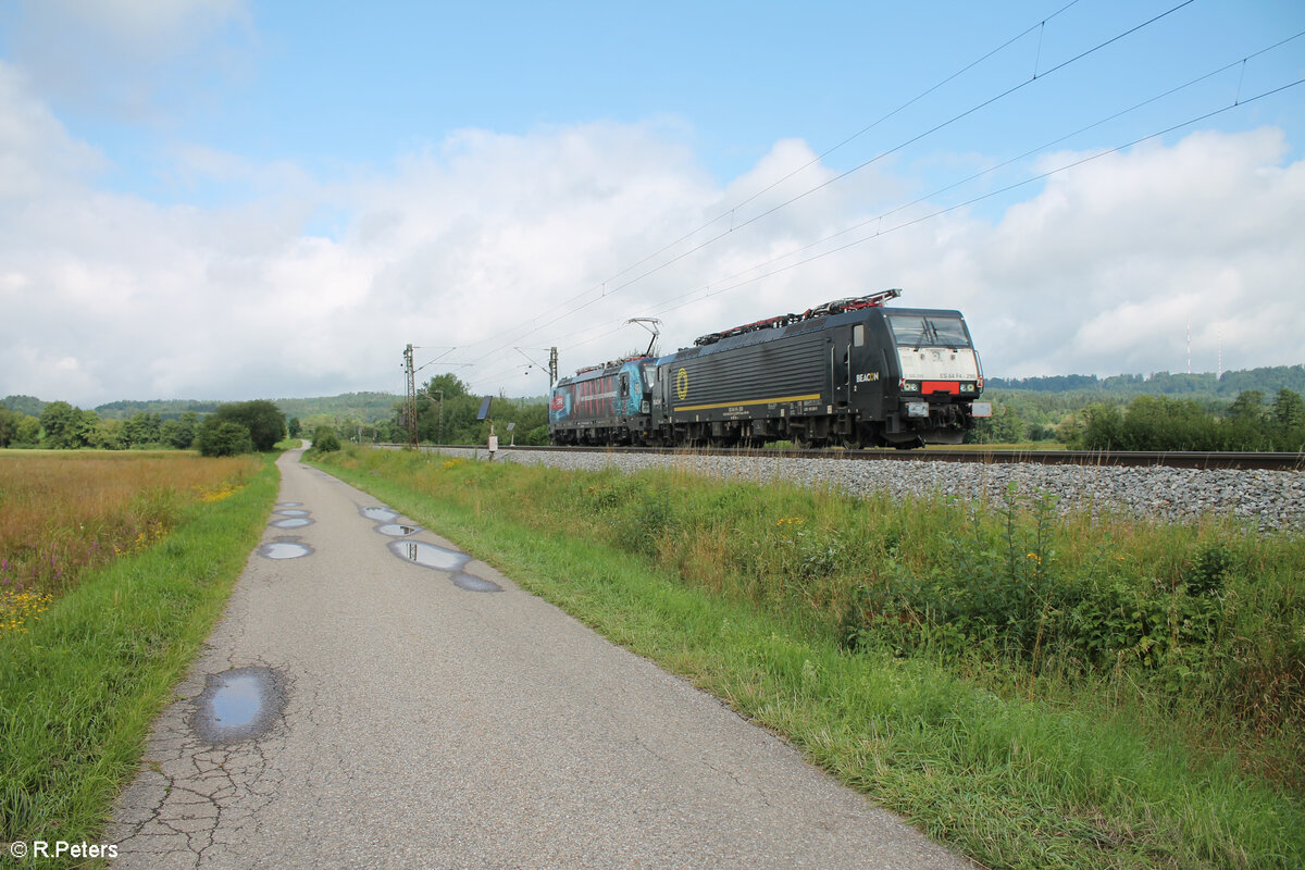1293 904  Helga  + 189 290 Lz bei Pölling in Richtung Nürnberg. 13.07.24
