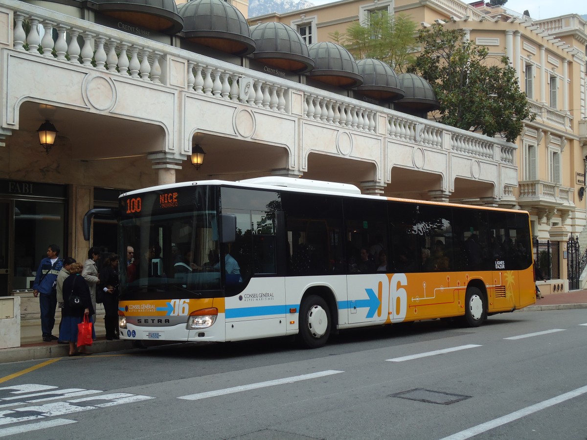 (130'646) - Lignes d'Azur, Nice - Nr. 1227/4592 - Setra am 16. Oktober 2010 in Monaco, Casino