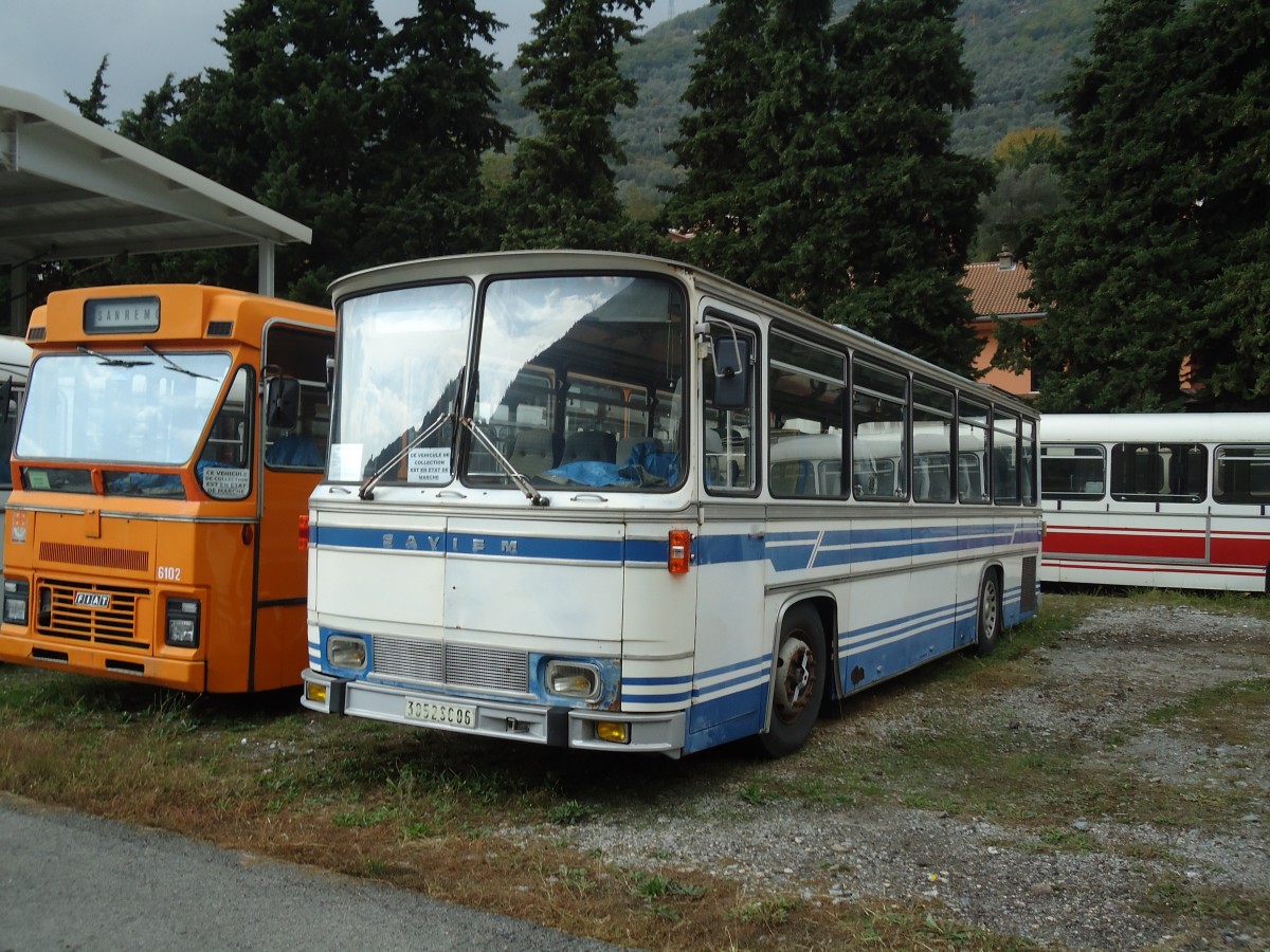 (130'715) - Muse Bus, Breil-sur-Roya - 3052 SC 06 - Saviem am 16. Oktober 2010 in Breil-sur-Roya, Museum