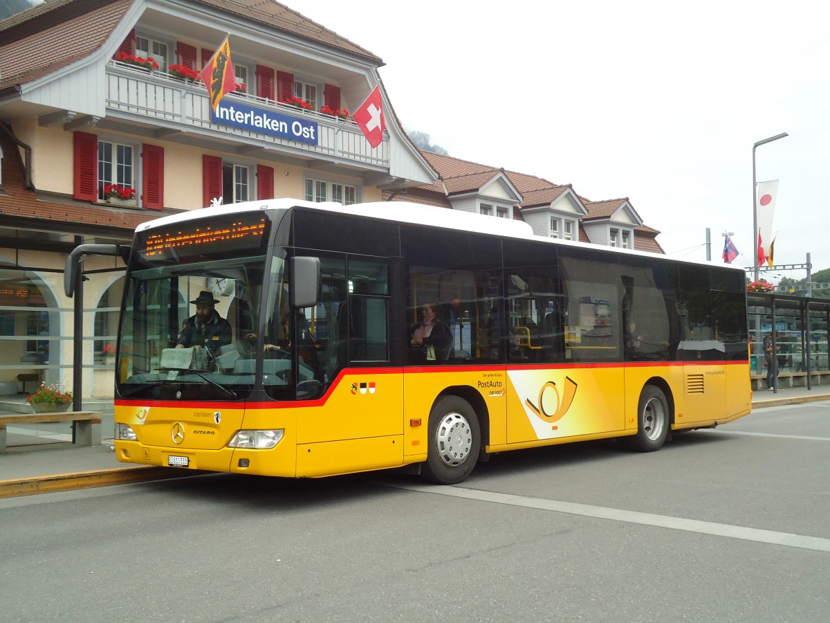 (134'165) - PostAuto Bern - BE 610'533 - Mercedes am 11. Juni 2011 beim Bahnhof Interlaken Ost