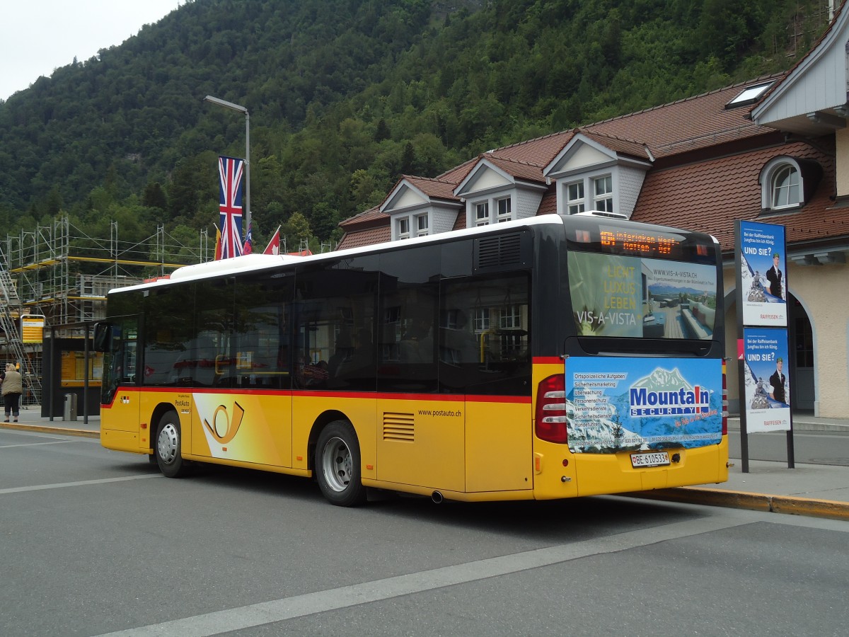 (134'167) - PostAuto Bern - BE 610'533 - Mercedes am 11. Juni 2011 beim Bahnhof Interlaken Ost
