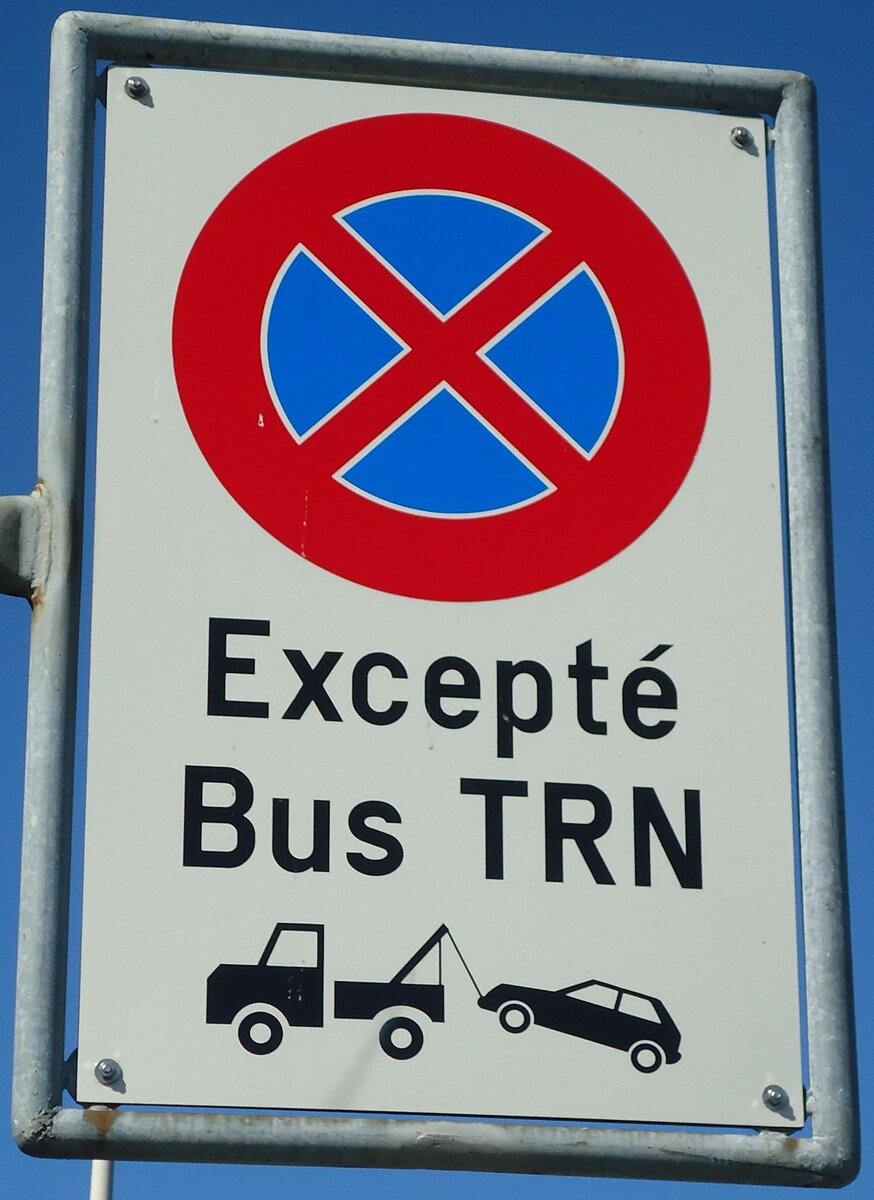 (134'961) - Except Bus TRN am 11. Juli 2011 in La Chaux-de-Fonds, Eplatures