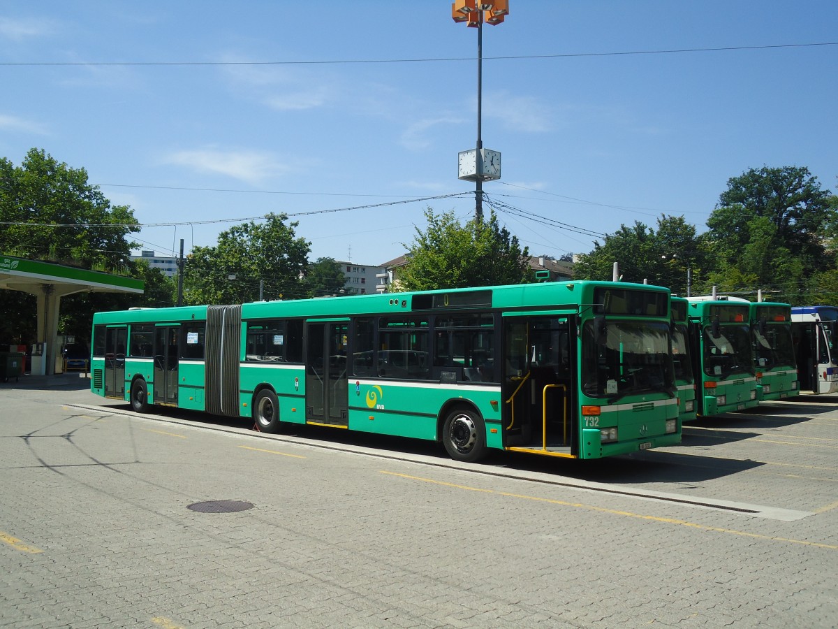(135'069) - TL Lausanne (BVB 732) - Nr. 645/BS 3232 - Mercedes (ex VAG Freiburg/D Nr. 928) am 12. Juli 2011 in Lausanne, Dpt Borde