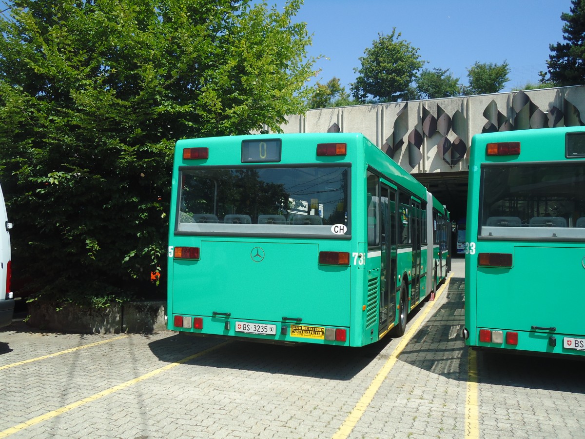 (135'084) - TL Lausanne (BVB 735) - Nr. 640/BS 3235 - Mercedes (ex VAG Freiburg/D Nr. 935) am 12. Juli 2011 in Lausanne, Dpt Borde