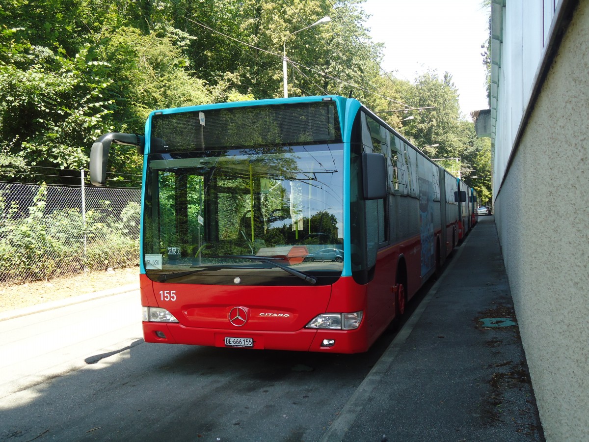 (135'091) - TL Lausanne (VB 155) - Nr. 650/BE 666'155 - Mercedes am 12. Juli 2011 in Lausanne, Dpt Borde